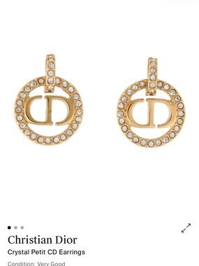 DIOR CD EARRINGS